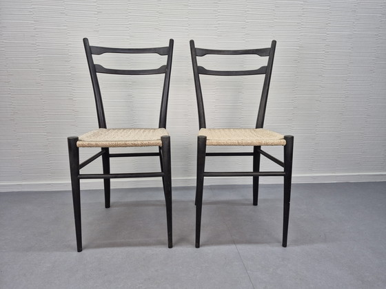 Image 1 of Sedie Gio Ponti Style (2). Sedia da cucina leggera vintage