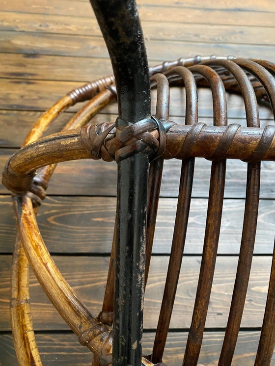 Image 1 of vintage rotan zeteltje 