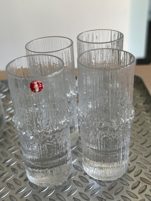 Verres Iittala Niva (Tapio Wirkkala) 5 sets de 4 verres