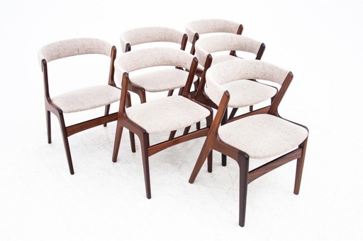 Set of six chairs model 68, Anderstrup Stolefabrik, 1960s