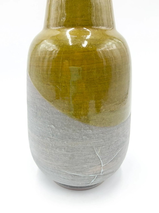 Vase en céramique vert et gris Raymor des années 1960 (photo 3 of 4)