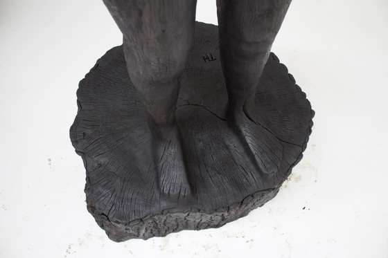 Image 1 of Grande figura in frassino scolpita IV