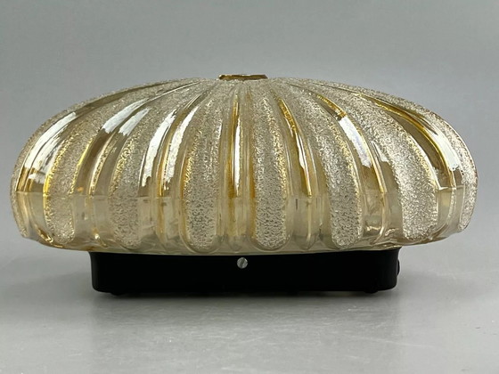 Image 1 of Lámpara de pared de los años 60 y 70, diseño de la era espacial de cristal.