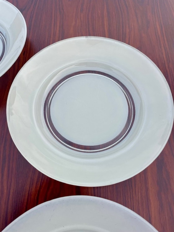 Image 1 of Mid-Century soepborden, van Duralex, Frankrijk, set van 6, jaren 60