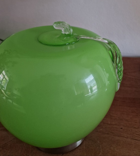 Vintage Prisma Leuchten glazen appellamp  Groen – Tafellampen (photo 3 of 8)