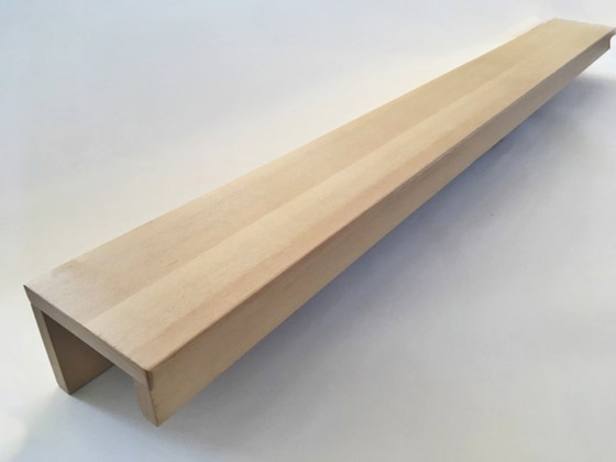 Image 1 of 'Die Collection' Wohnwand 8-teilig mit Vitrine, Schubladenkonsolen, Bücherborden in Esche natur Esche