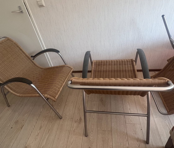 Image 1 of Un'opportunità unica per acquistare quattro sedie originali Gispen 404, un progetto iconico di Willem Hendrik Gispen - un