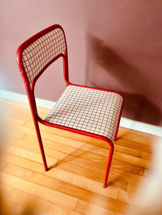 Image 1 of 3 dänische rote Stühle