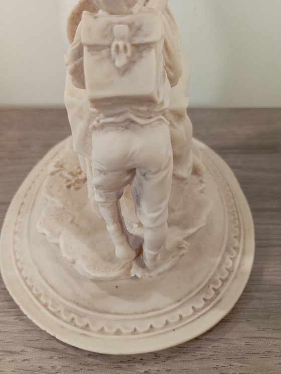 Image 1 of Rare sculpture la leçon LG BENACCHIO triade signature et logo ancre excellent etat