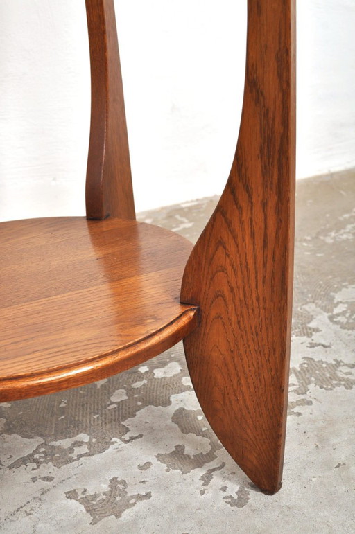 Art Deco Eiken Side Table, 1920s – bijzettafels, Wood (photo 2 of 7)