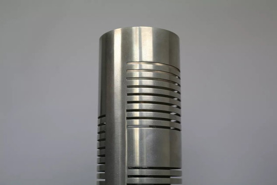 Image 1 of Modernist Steel Cylindrical Table Lamp