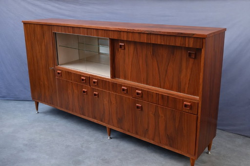 Grand haut de table en palissandre d'Allemagne de l'Ouest, années 1960