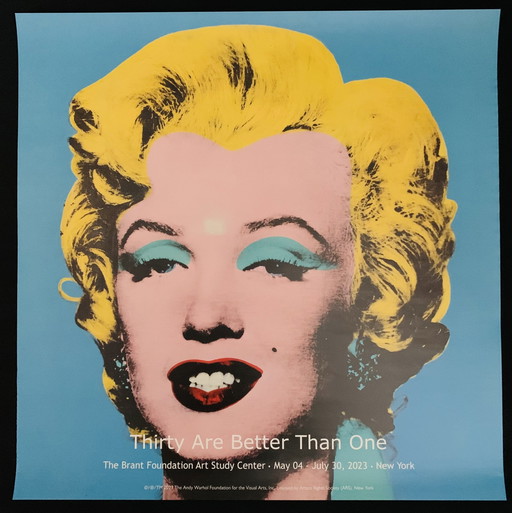 Andy Warhol, Gesigneerd Met Registratie In Impressum Copyright 'De Andy Warhol Foundation For The Visual Arts, Inc.' Offsetlitho