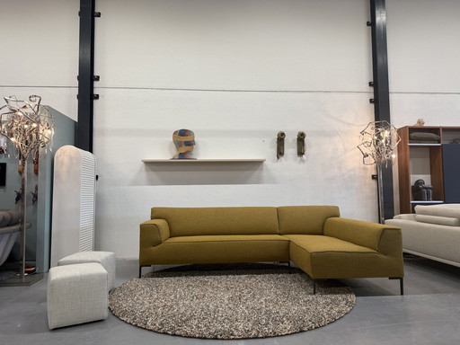 Design on Stock Bloq Corner Sofa Amaro fabric Ochre Yellow