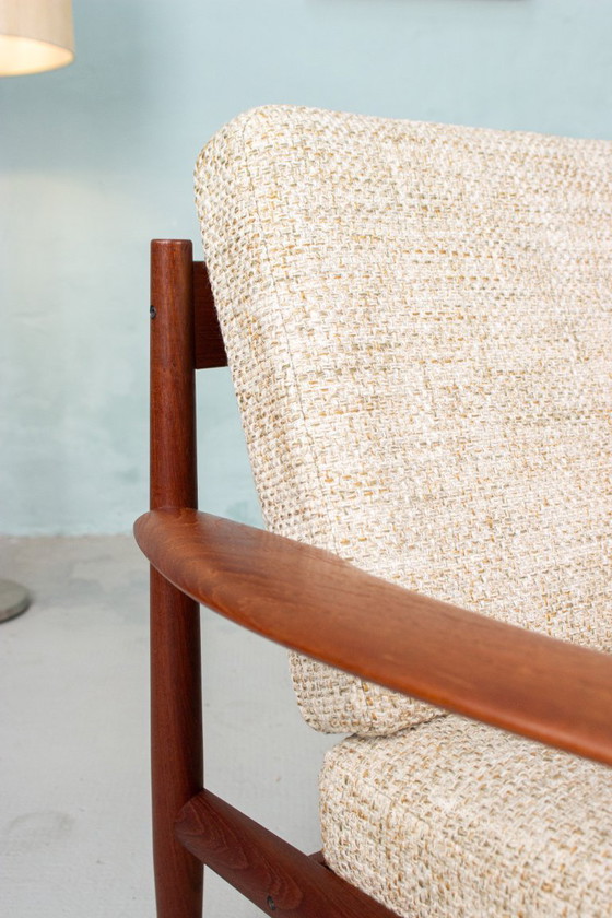 Image 1 of Fauteuil Grete Jalk, fauteuil facile, teck vintage, France et fils