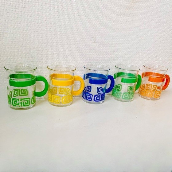 Image 1 of Set Vintage Theeglazen Randwyck Maastricht