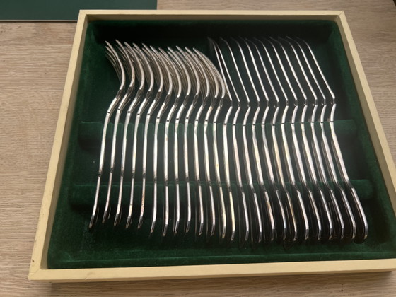 Image 1 of Splendido set di posate placcate in argento da 116 pezzi - Bruno Wiskemann (Bruxelles)