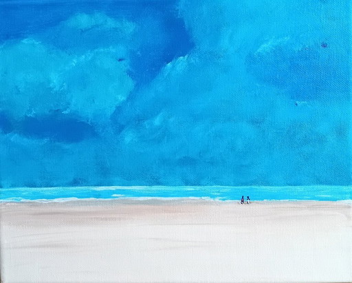 Peinture mer/plage