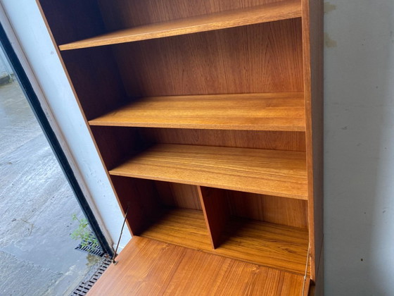 Image 1 of Danish 1960s Mid-Century Modular Teak Wall Unit / Desk by Sejling Skabe