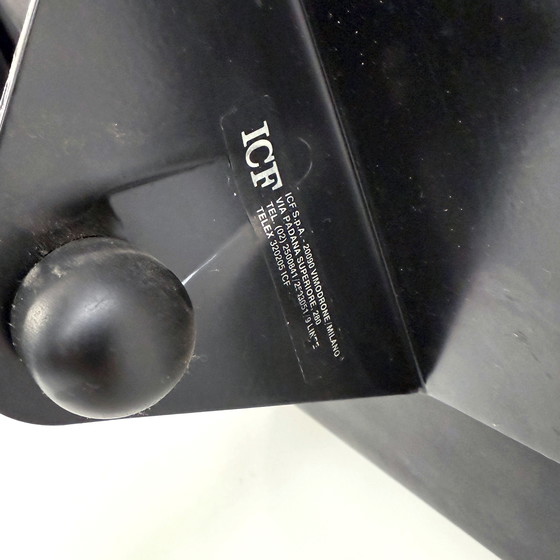 Image 1 of EA217 Chaise de bureau en cuir souple de Charles & Ray Eames pour ICF, années 1970