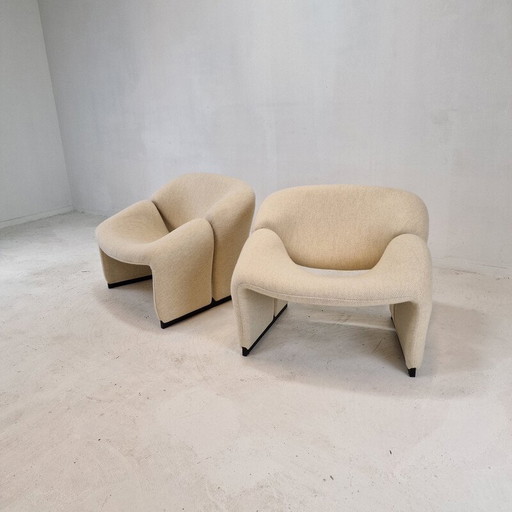 Vintage fauteuil model F580 van Pierre Paulin voor Artifort, 1966