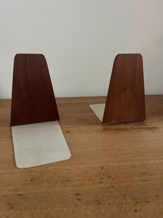 Image 1 of Set di 2 fermalibri Kai Kristiansen - legno di teak