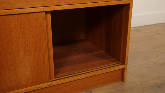 Image 1 of Armoire murale vintage | Bibliothèque | Chêne | Portes coulissantes