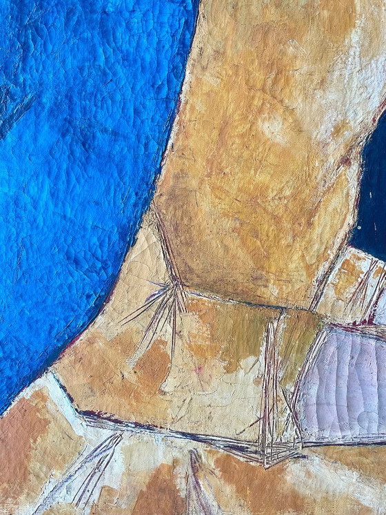 Image 1 of Portrait féminin – Peinture moderniste années 50 – École de Paris – Jean Berthier