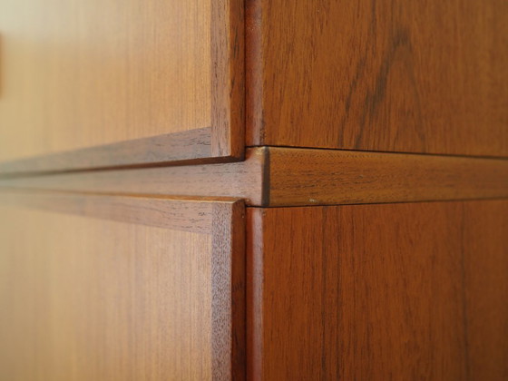Image 1 of Armoire en teck, design danois, années 1970, fabricant : Omann Jun
