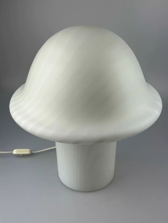 Image 1 of XL 60's 70's Peill & Putzler Germany Lampe de table Mushroom verre Space Age