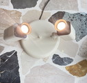 Vintage double spotlight Herda space age