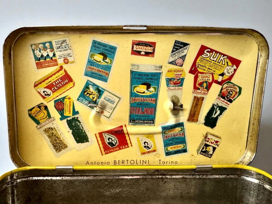 Image 1 of Scatola di Latta Bertolini Originale Anni '70