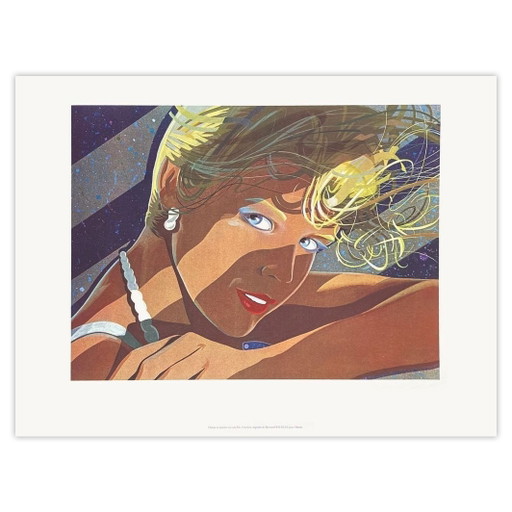 Bertrand BATAILLE Sombra y luz en un hada, serigrafía, 1993
