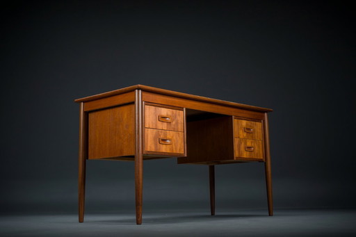  Mid-Century Danish Teak Desk from Hanbjerg Furniture Factory, 1960s