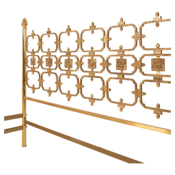 Lit en Laiton Moderne Italien Luciano Frigerio, Italie 1960 – Matelas et sommiers (photo 7 of 26)