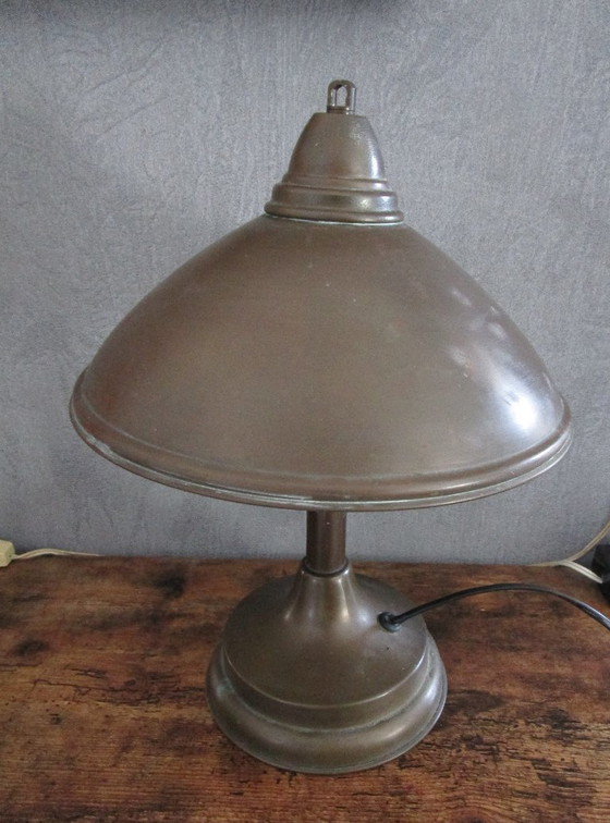 Image 1 of Lampe à poser en laiton