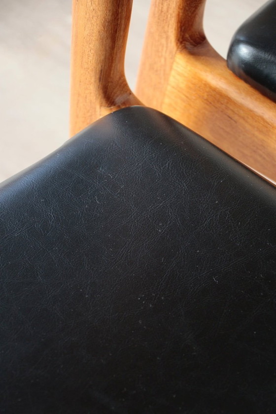 Image 1 of Set of 6 Vintage Scandinavian Teak Chairs – 1960s