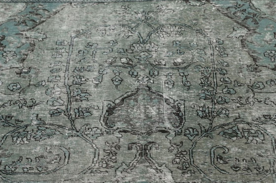 Image 1 of Hand-knotted vintage art rug 190x285