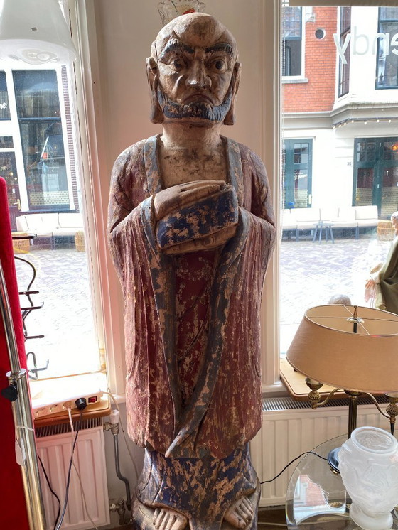 Image 1 of Estatua asiática de madera