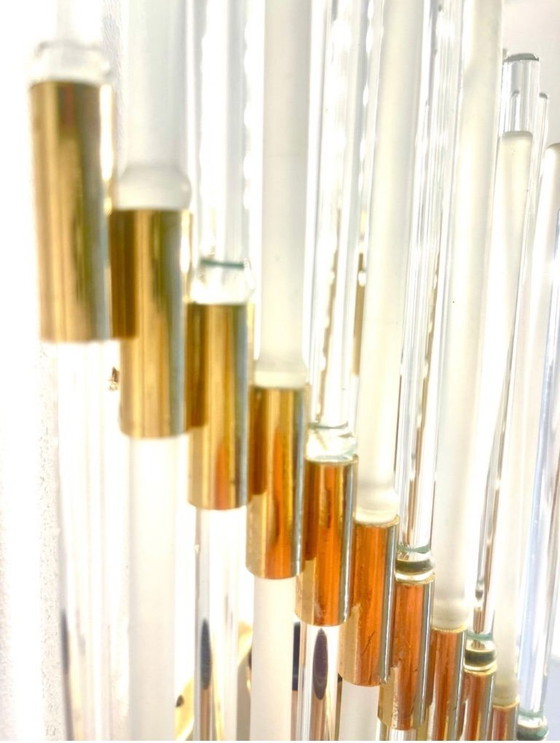 Image 1 of Gaetano Sciolari glazen wandverlichting Murano paar, Italië jaren 70