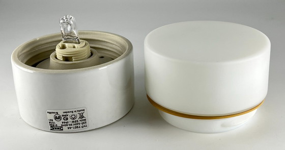 Ifö Electric / IKEA wall & ceiling lamp (Opus 100/100) – ceramic/opal glass – Scandinavian minimalism (photo 6 of 11)