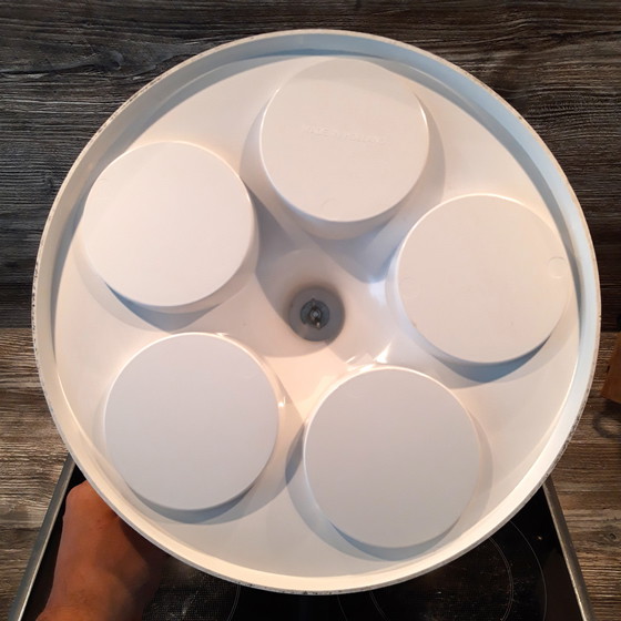 Image 1 of Table / bar portatif space age par Marc Held pour Flair, années 1970.