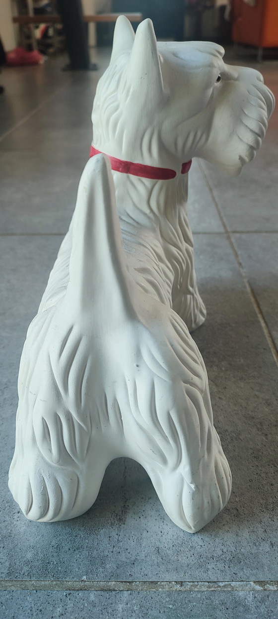 Image 1 of Ceramic zoomorphic dog statue