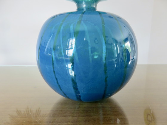 Image 1 of Vase Boule Mdina, Malta, Signed and Dated