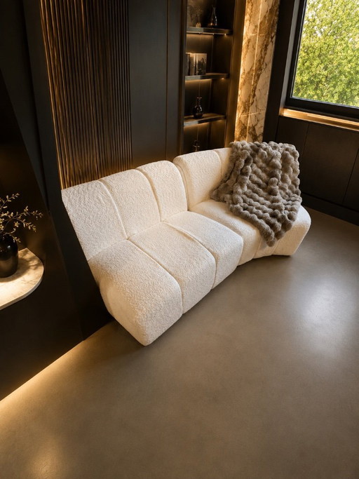 Semi-circular sofa 2 elements