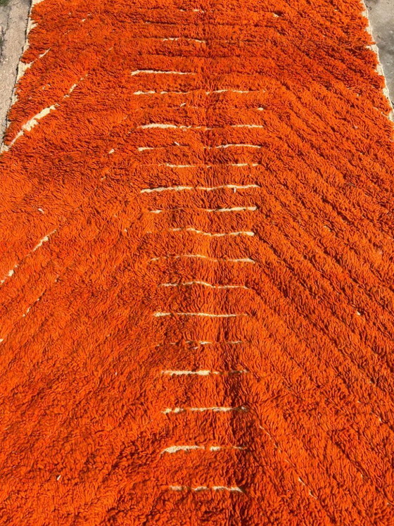 Image 1 of Handgeknüpfter Berberteppich in Orange, 200 cm x 300 cm
