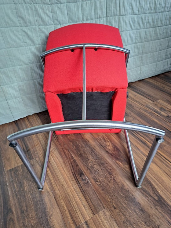 4x Stoelen Hennie de Jong – Nomada, Stoelen / fauteuils, Metal, Textile (photo 5 of 5)