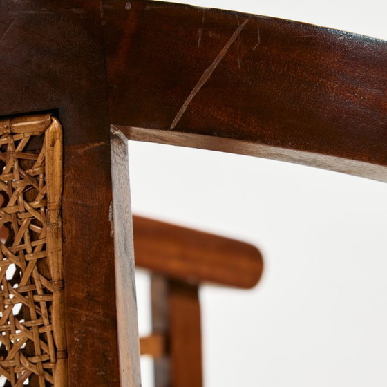 Image 1 of Sillón MK10904 de haya y ratán