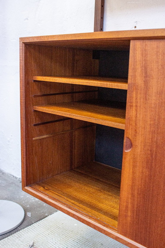Poul Cadovius Cado Royal wandplank, plankensysteem, dressoir, vintage teakhout, Deens design, mid-century (photo 10 of 25)