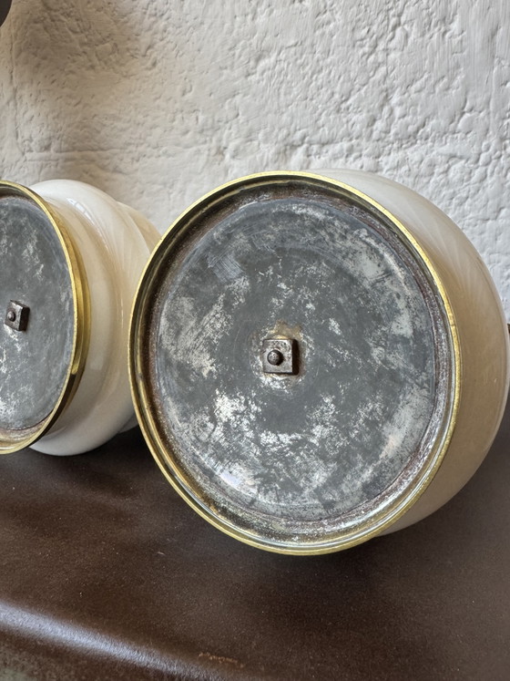 Image 1 of Old Parisian porcelain vases, 19th century
